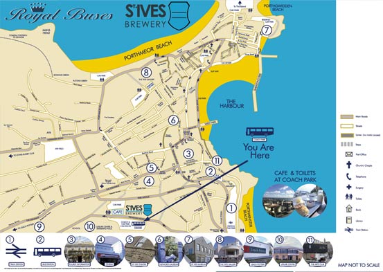 St Ives Town Centre to Trenwith Car Park - Royal Buses